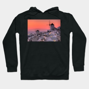 Oia Sunset in Santorini, Greece Hoodie